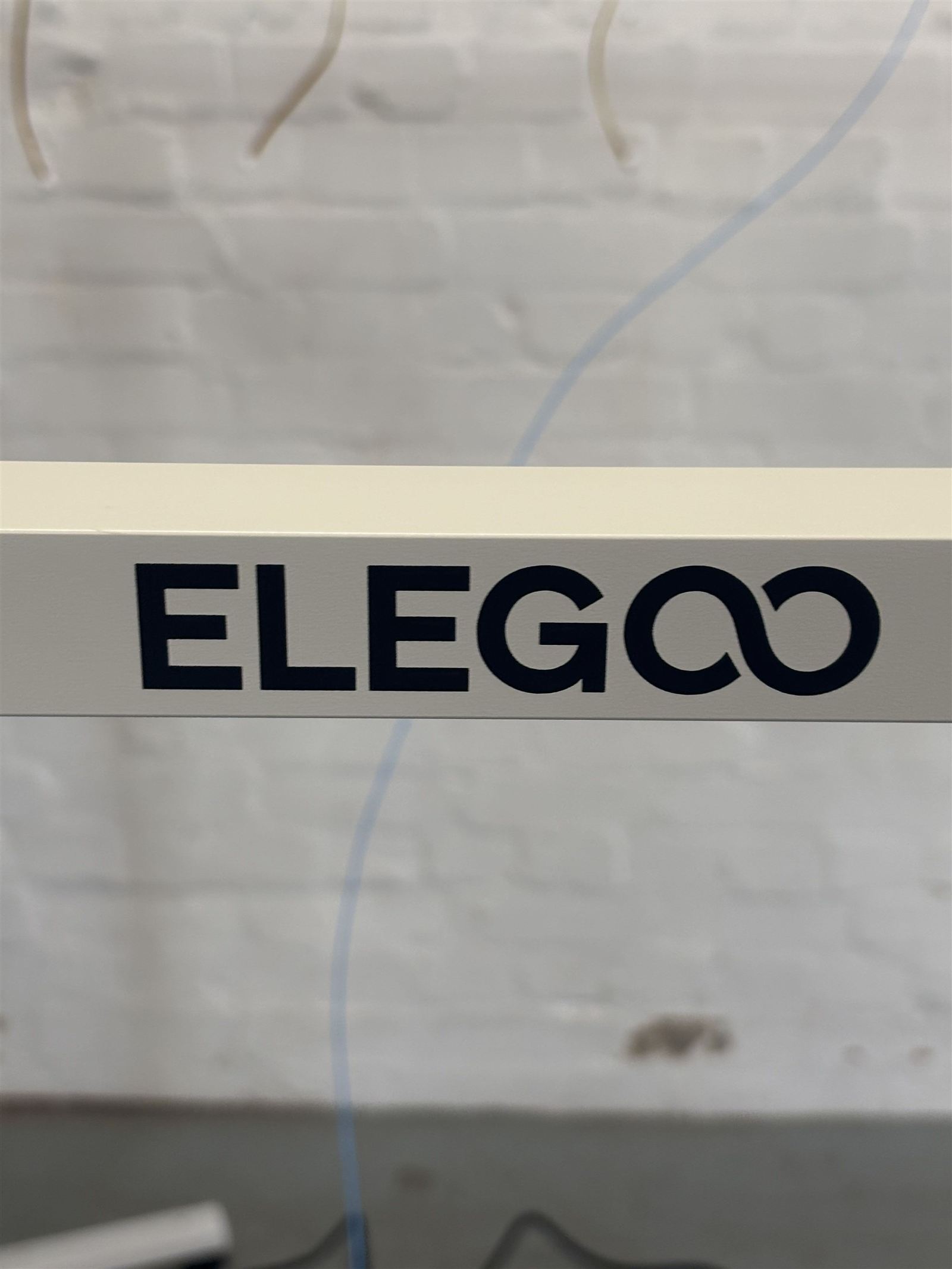 ELEGOO logo on the printer frame